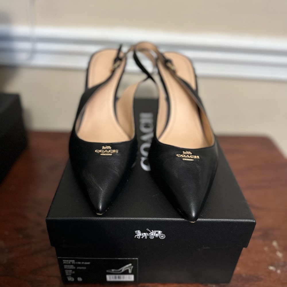 Authentic Coach Slingbacks